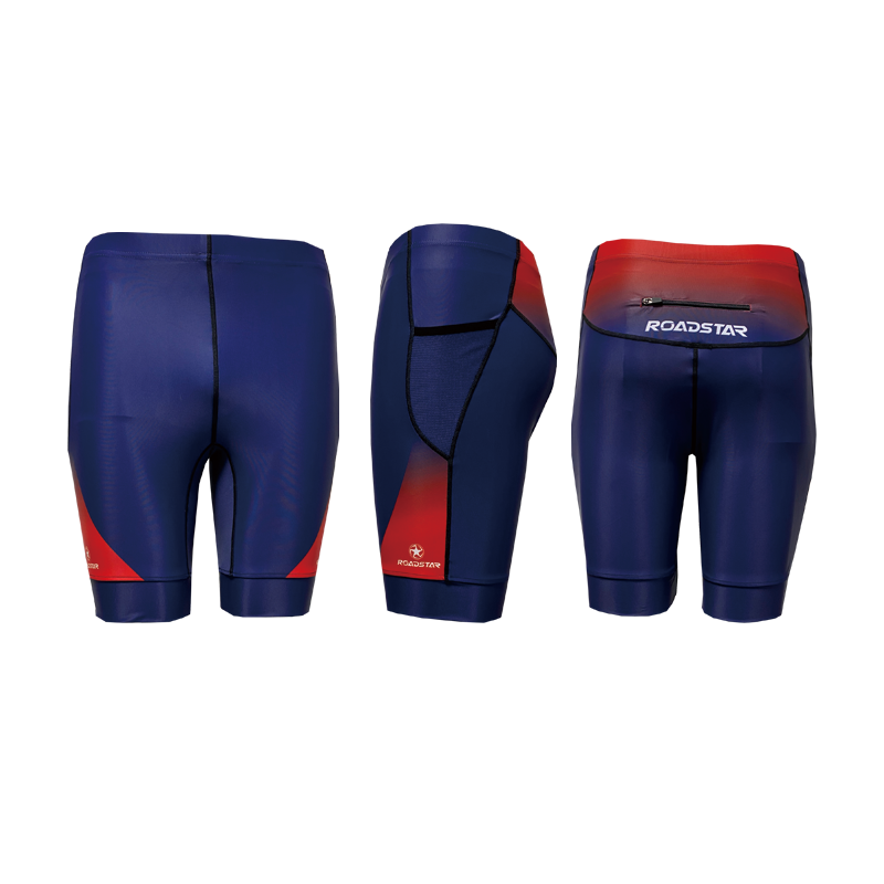 Tilpasset lycra l&oslash;peshorts med lomme