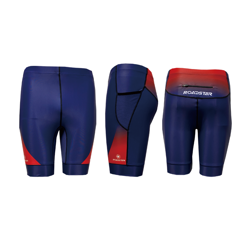 Tilpasset lycra l&oslash;peshorts med lomme
