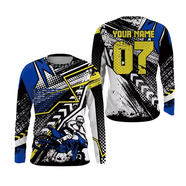 Camiseta de motocross personalizada