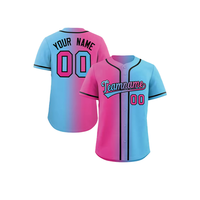 Maillot de baseball boutonn&eacute;