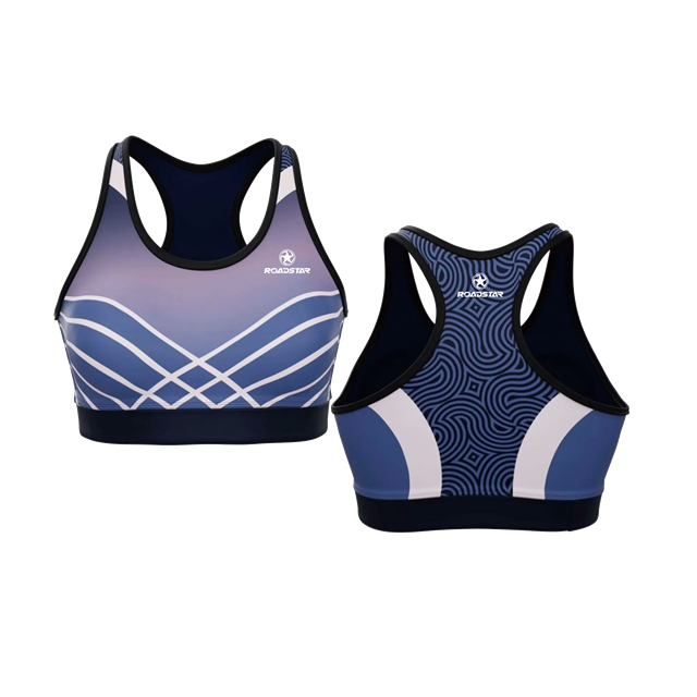 Sublimowany biustonosz sportowy