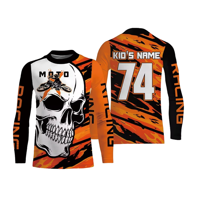 Camiseta de motocross personalizada