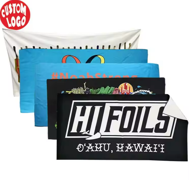 Mukautettu sublimaatiomikrokuituinen urheilupyyhe