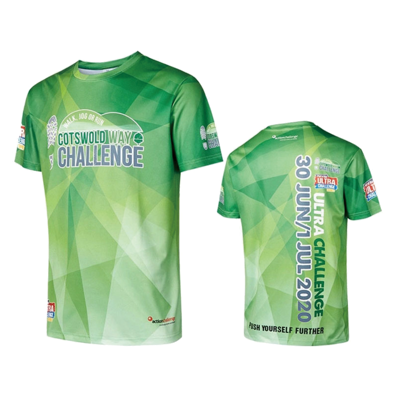 S&eacute;rsni&eth;in 100% p&oacute;l&yacute;ester bolur Dry Fit stuttermabolur Sublimation &iacute;&thorn;r&oacute;ttabolur