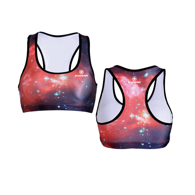 Damski sublimowany biustonosz sportowy