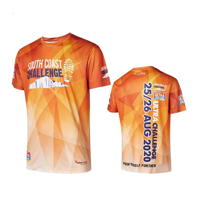 Mukautettu 100 % polyesteri T-paidat Dry Fit T-paita Sublimaatio Sport T-paita